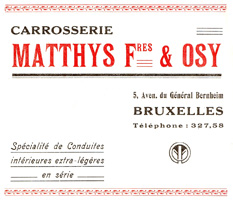 Publicit&eacute; Matthys